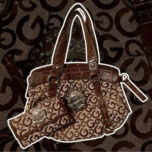 G by Guess Shoulder Bag & Matching Wallet